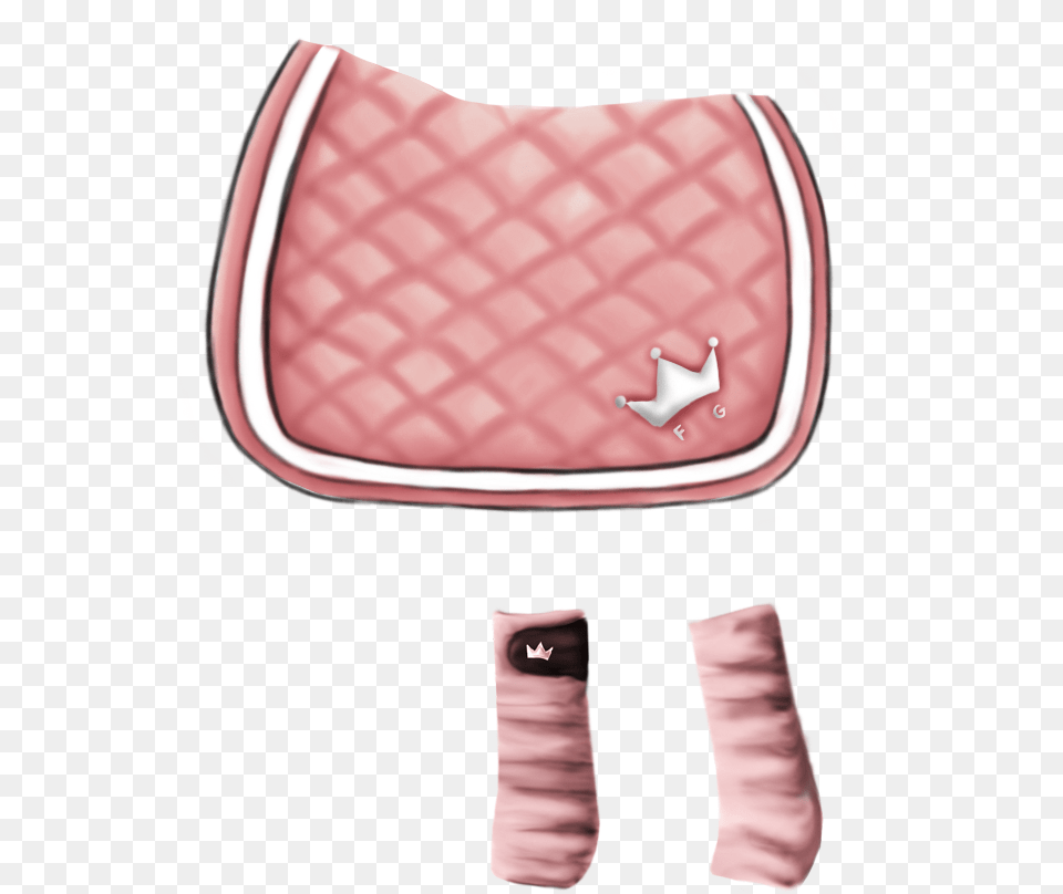 Leg Wraps Front And Hind And Saddle Pads For Star Stable Star Stable Pink Saddle Pad, Accessories, Bag, Handbag Png