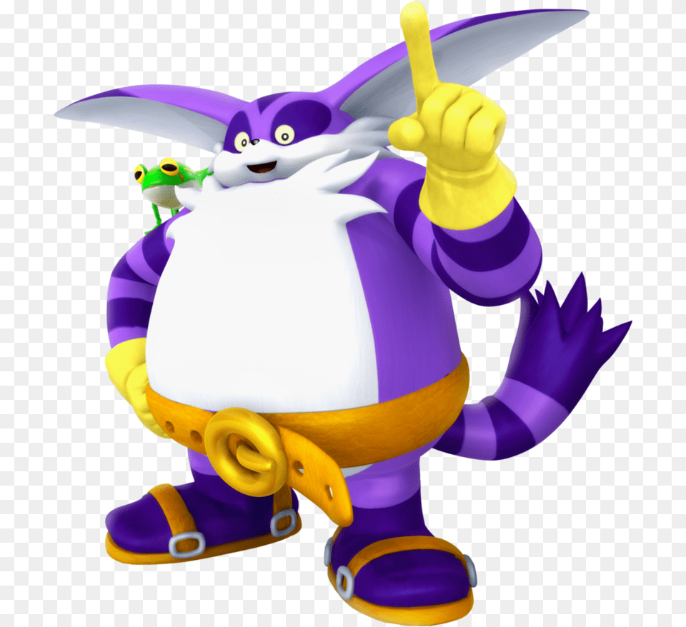 Legacy Big The Cat And Froggy By Nibroc Rock Db1iwq9 Big The Cat Team Sonic Racing, Purple, Toy, Cartoon Free Png