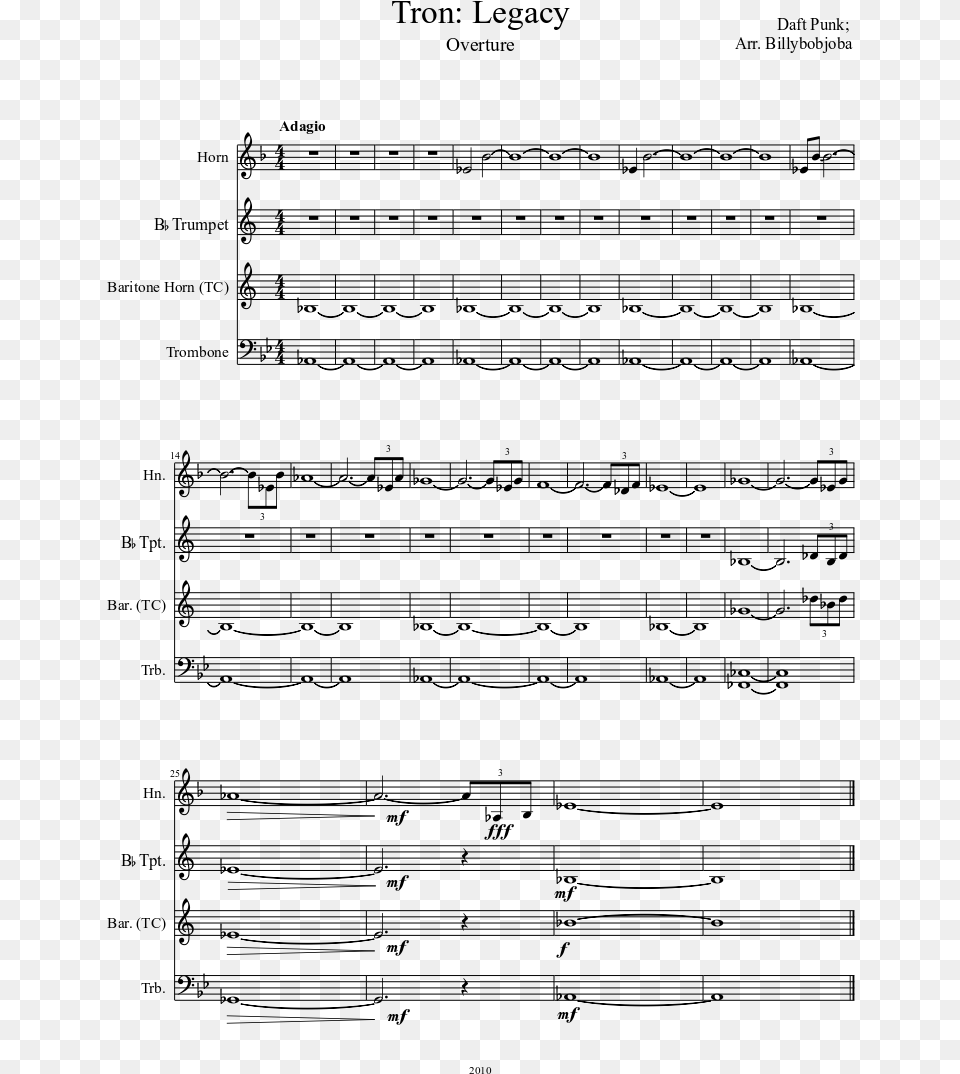 Legacy Sheet Music Composed By Daft Punk Movement, Gray Png Image