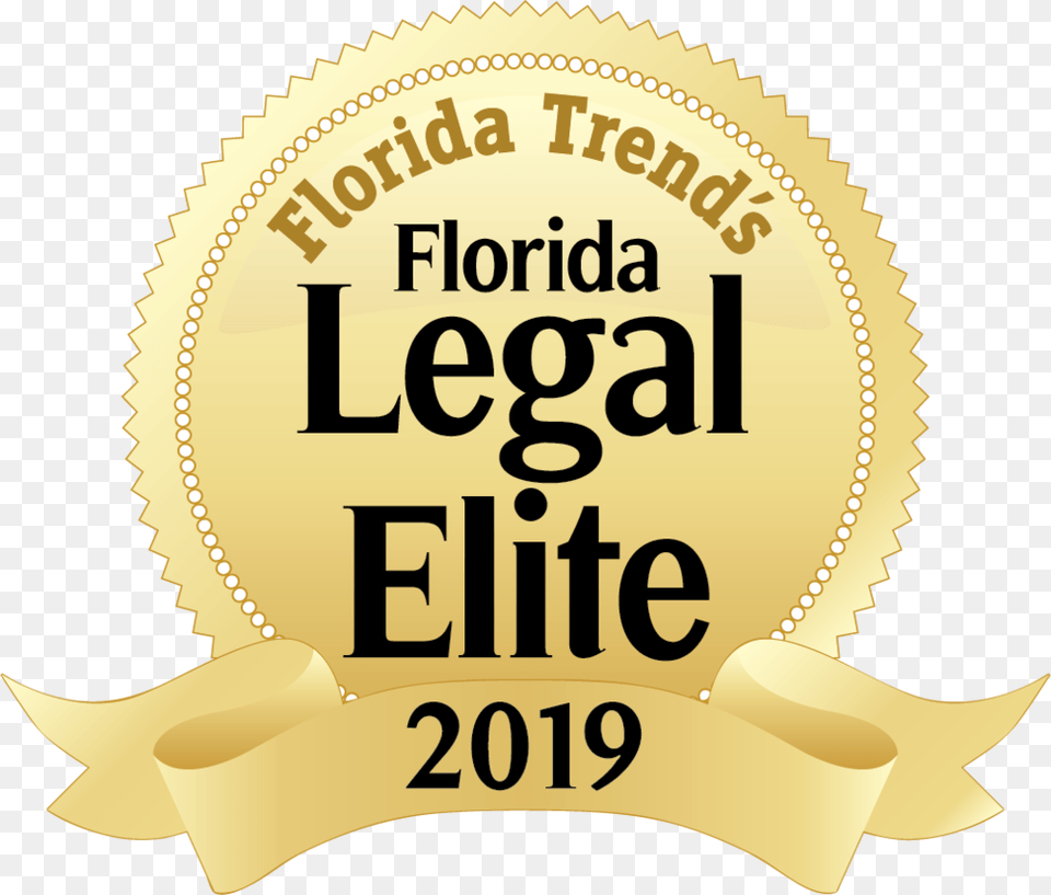 Legal Elite Gold Seal 2019 Florida, Badge, Symbol, Logo, Text Free Png Download