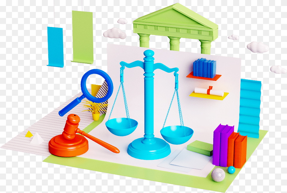 Legal Illustration By Pinch Studio Illustration, Toy, Play Area Png