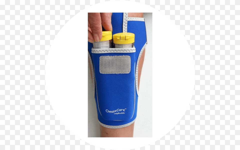 Legbuddy Concelaed Epipen Carrier Leg Epipen Carrier, Brace, Person, Accessories, Strap Free Png