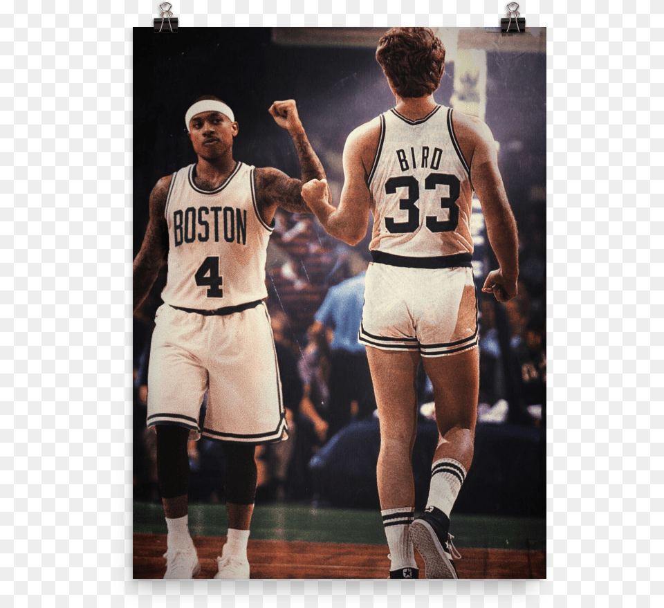 Legend In The Making Boston Poster Celtics Uniforms History, Shorts, Person, People, Clothing Png