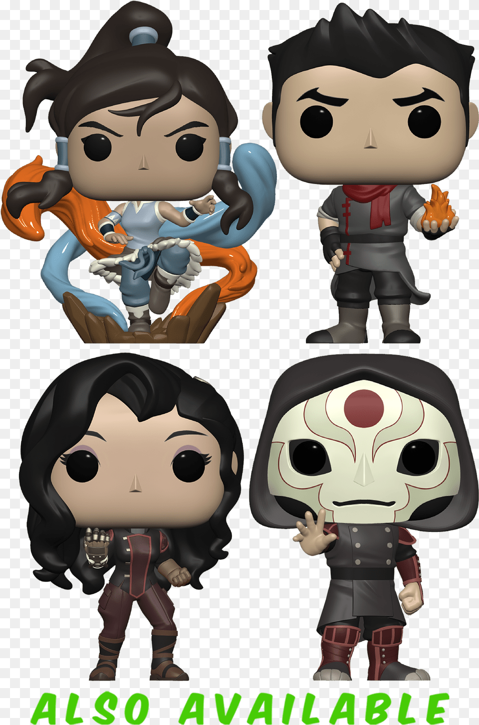 Legend Of Korra Pop Vinyl, Book, Comics, Publication, Baby Free Transparent Png