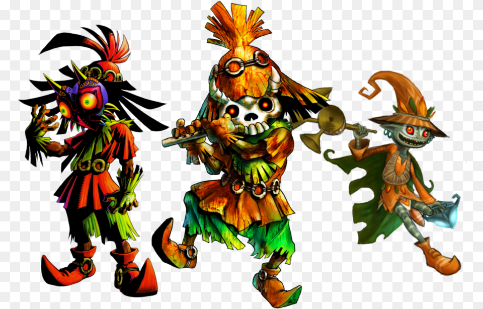 Legend Of Mana Skull Kid Zelda, Adult, Female, Person, Woman Png