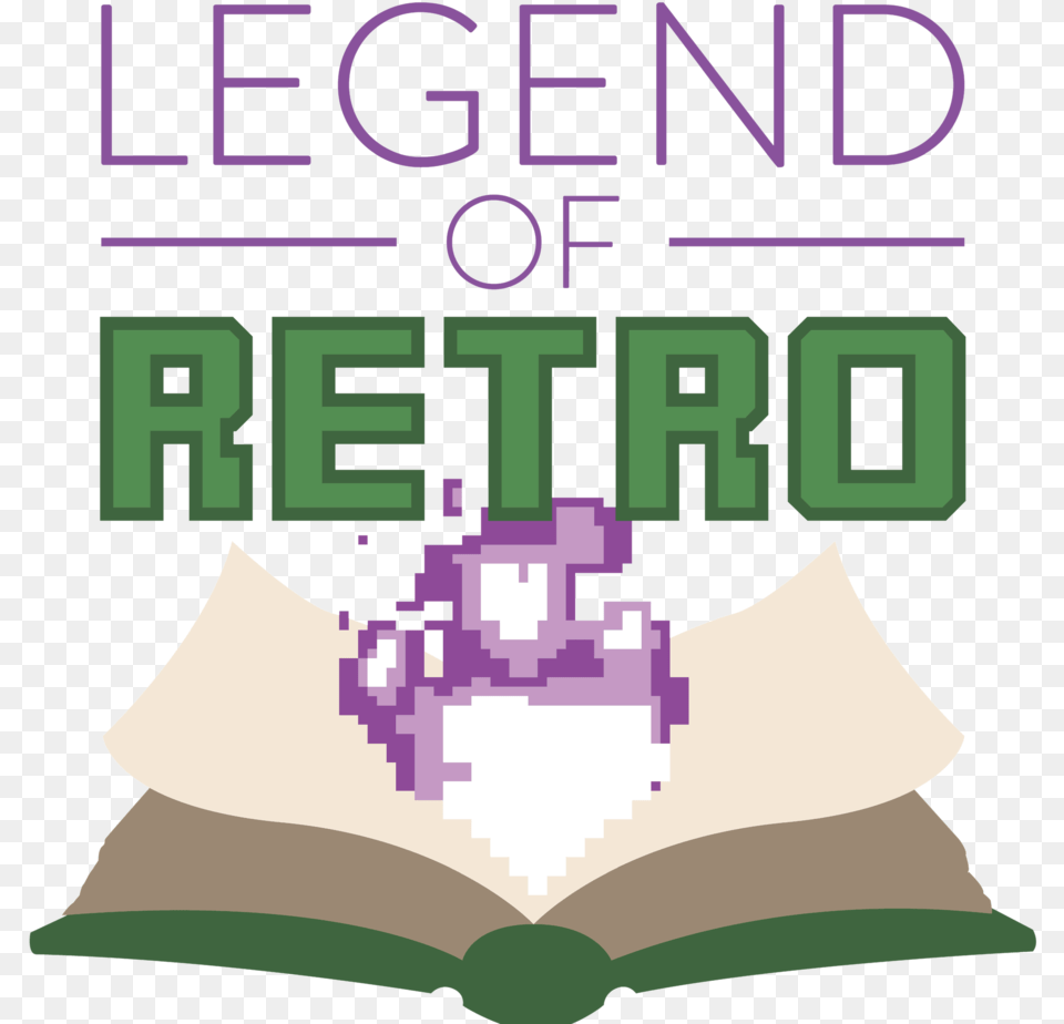 Legend Of Retro 8 Bit Poster, Book, Publication, Art, Graphics Free Png Download