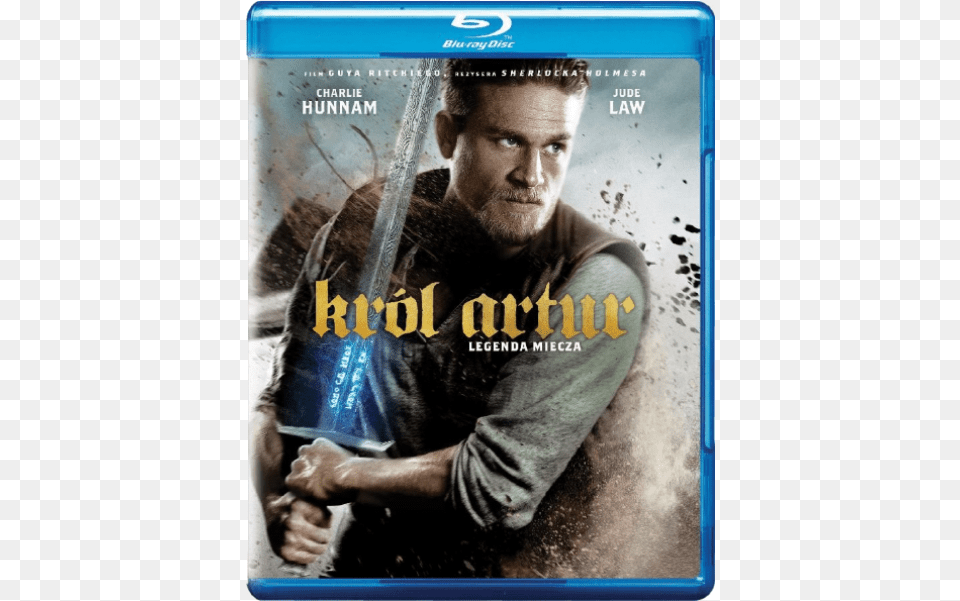 Legend Of The Sword King Arthur Excalibur Rising 2017 French Poster, Book, Publication, Adult, Male Free Png