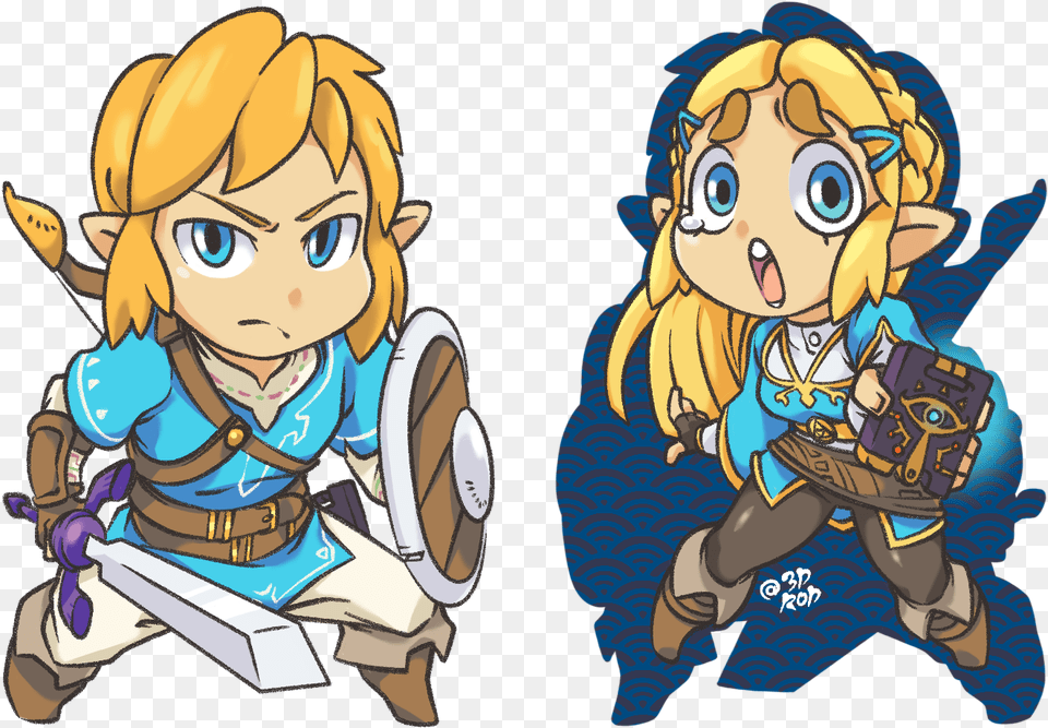 Legend Of The Zelda Breath Of The Wild Purah, Book, Comics, Publication, Baby Free Transparent Png