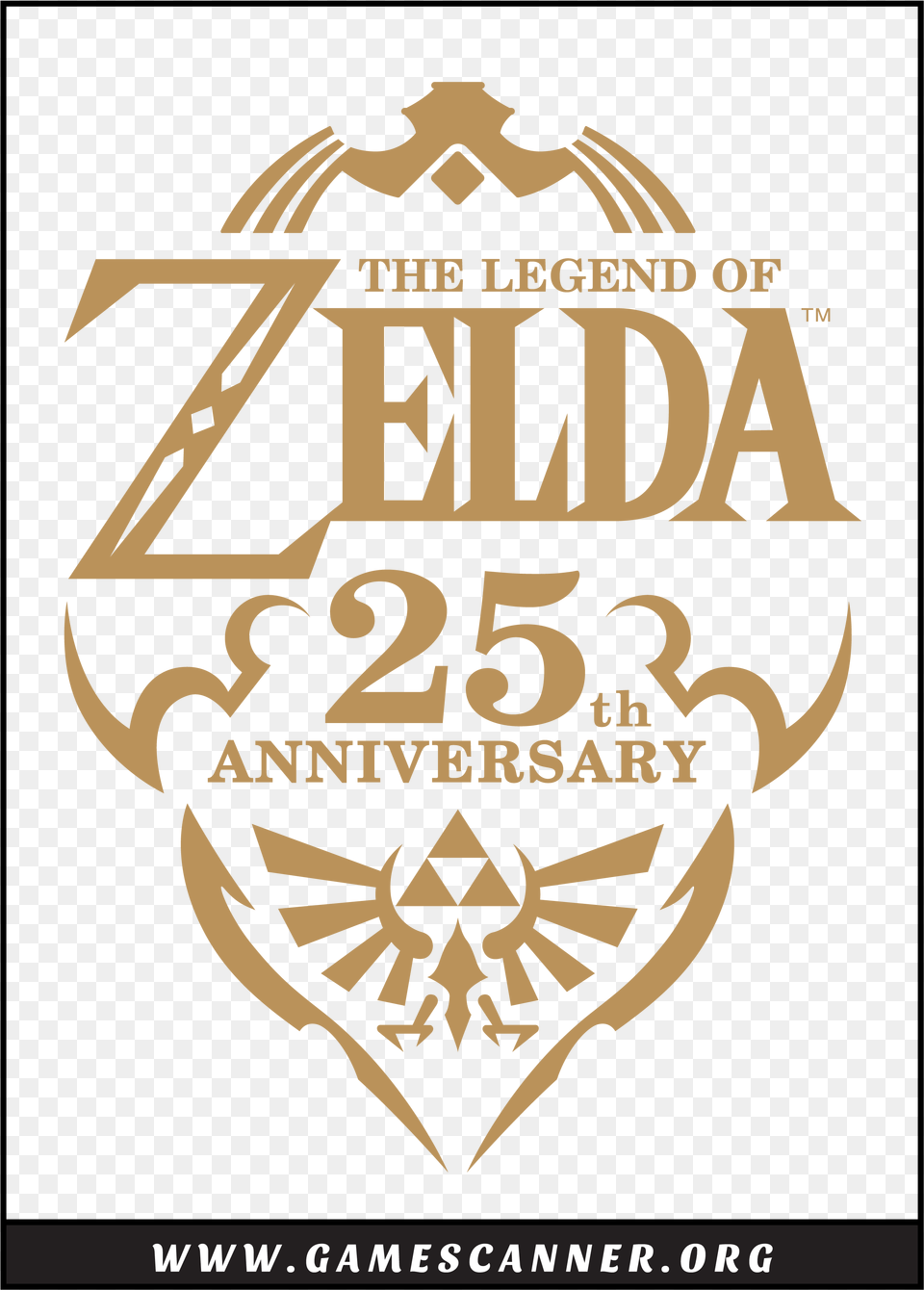 Legend Of Zelda 25th Anniversary Cd Cover, Logo, Badge, Symbol, Dynamite Free Png