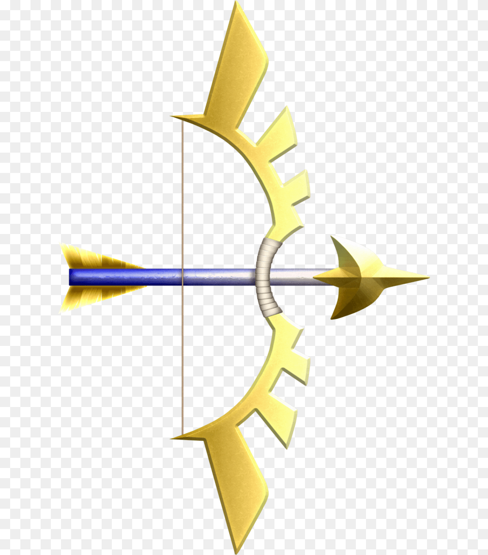 Legend Of Zelda Bow Of Light, Weapon, Cross, Symbol Png