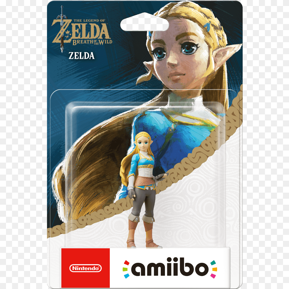 Legend Of Zelda Breath Of The Wild Zelda Amiibo, Figurine, Person, Face, Head Png Image