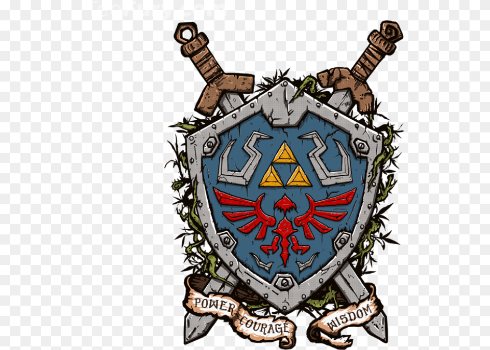 Legend Of Zelda Coat Of Arms, Armor, Shield Png Image