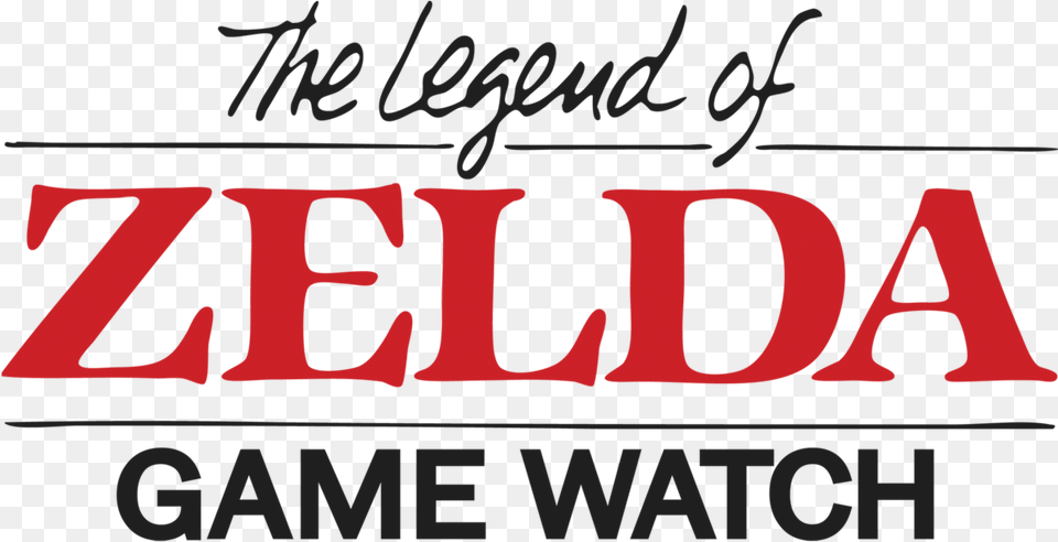 Legend Of Zelda Game Watch Logo, Text Png