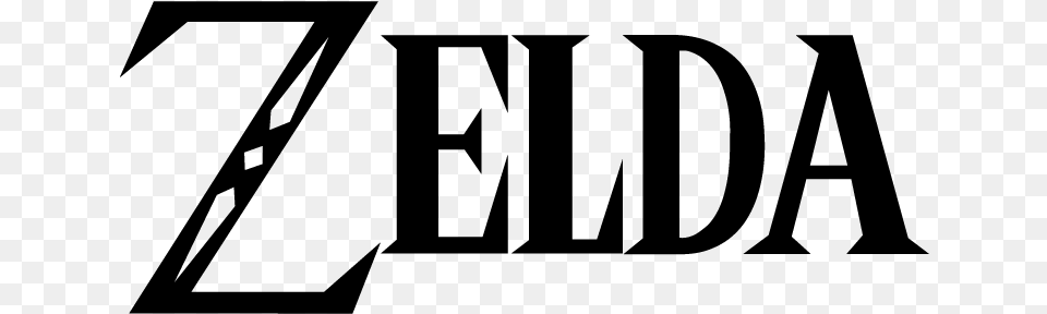 Legend Of Zelda Legend Of Zelda Typography, Gray Free Transparent Png