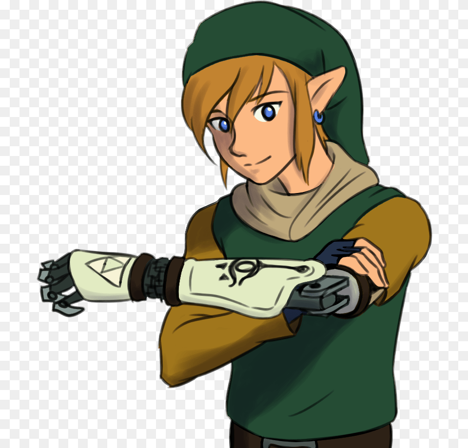 Legend Of Zelda Link Arm, Book, Publication, Comics, Adult Free Transparent Png