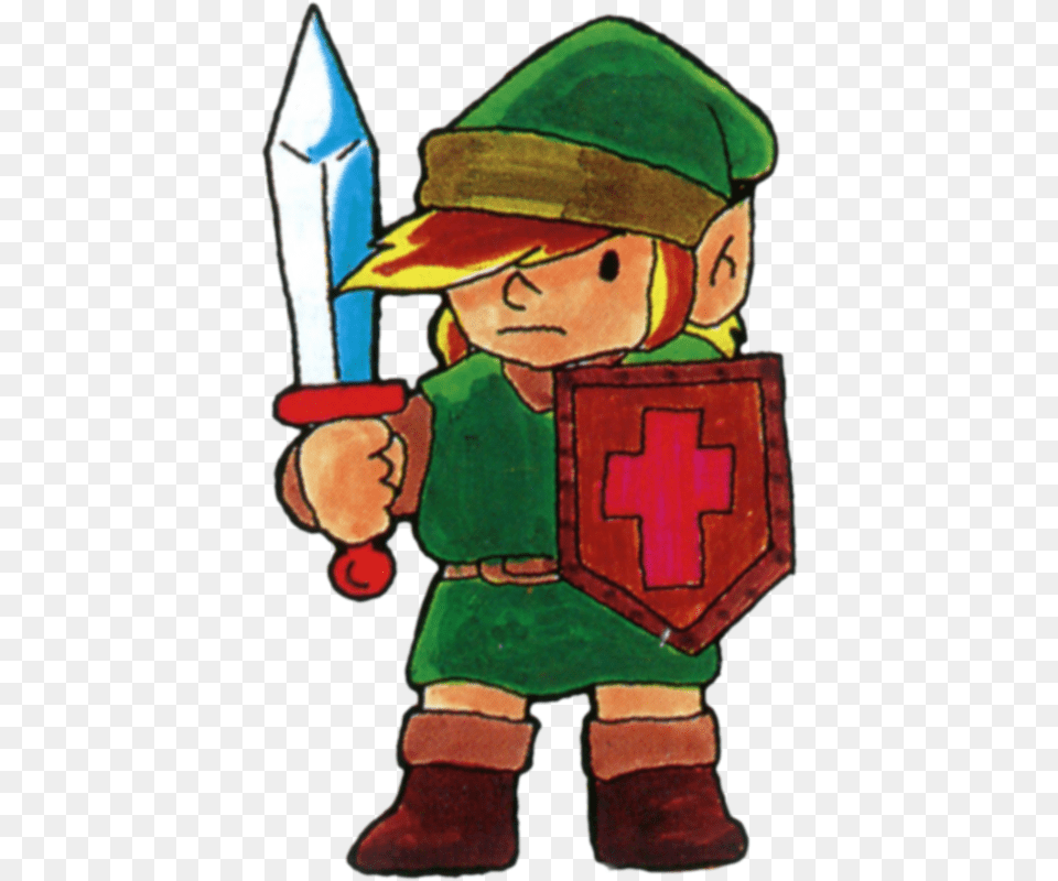 Legend Of Zelda Nes Manual Art, Clothing, Costume, Elf, Person Free Transparent Png