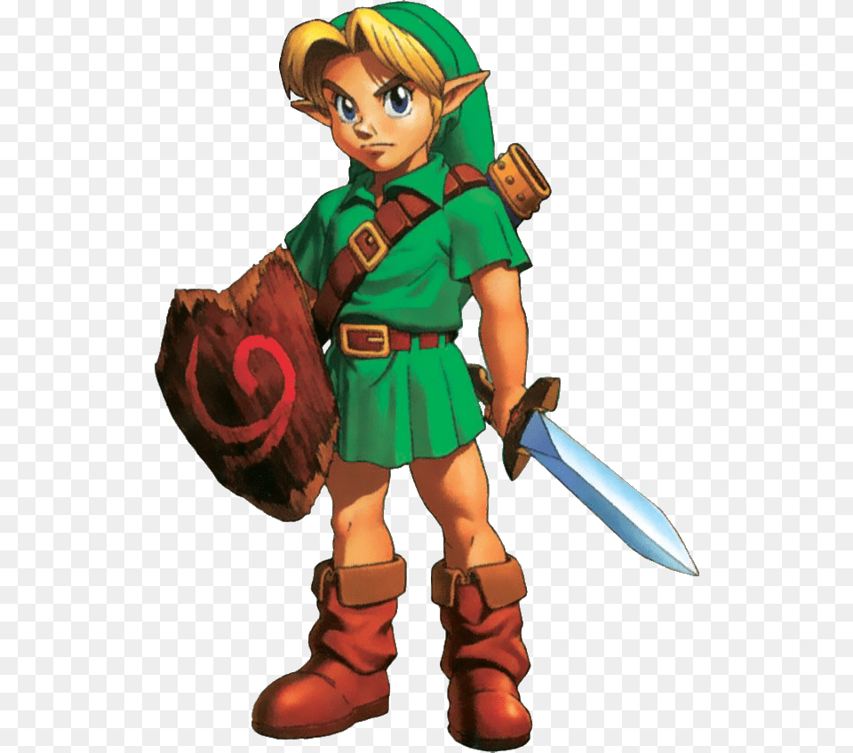 Legend Of Zelda Ocarina Of Time Link, Clothing, Person, Costume, Baby Png Image