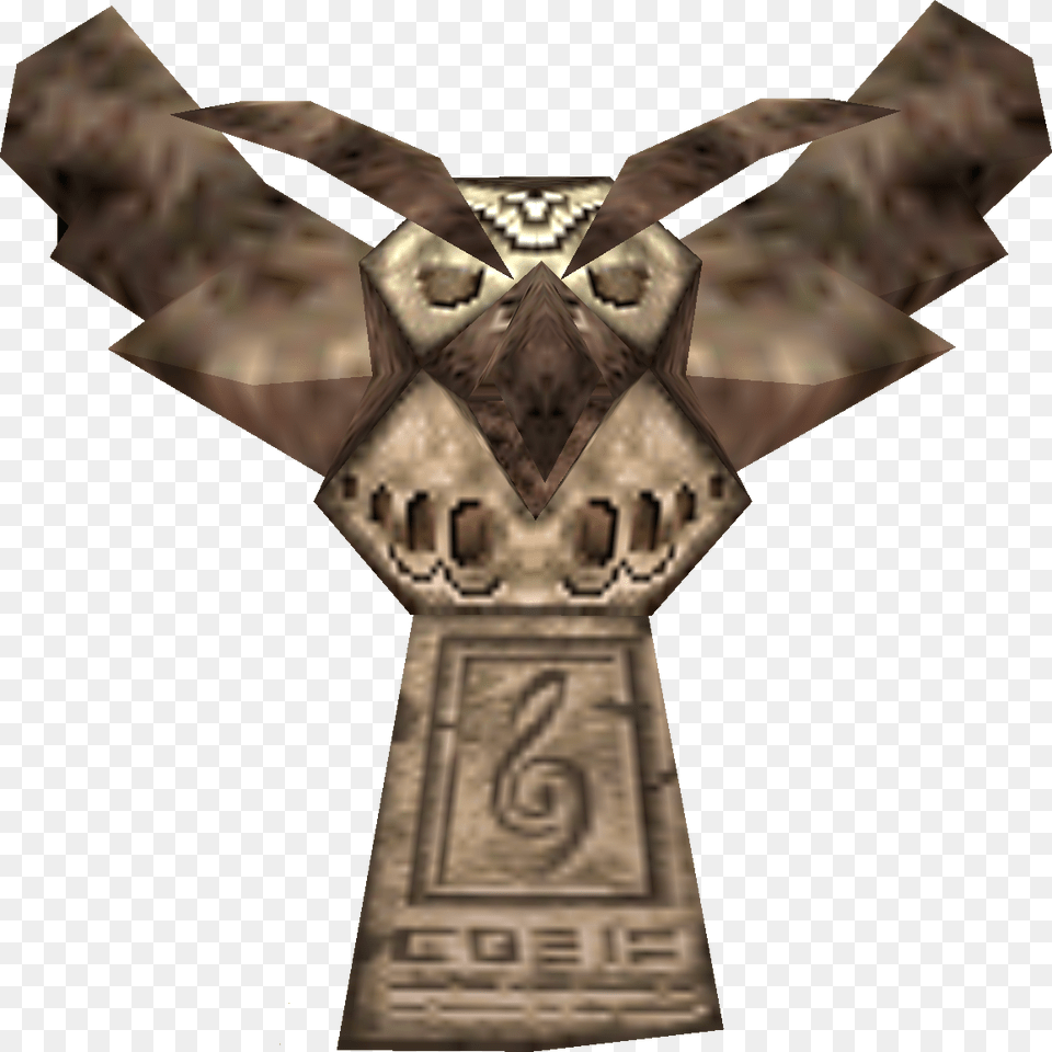 Legend Of Zelda Owl Statue, Cross, Symbol Free Png