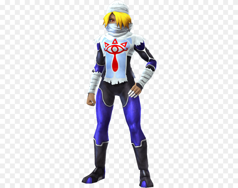 Legend Of Zelda Sheik Mask, Clothing, Costume, Person, Adult Free Png Download