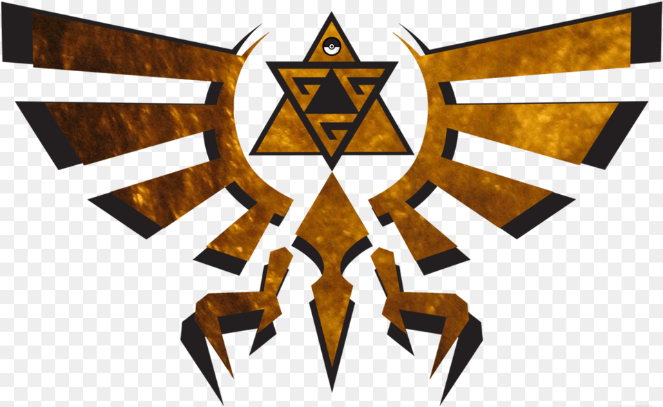 Legend Of Zelda Triforce Transparent, Cross, Emblem, Symbol, Logo Free Png