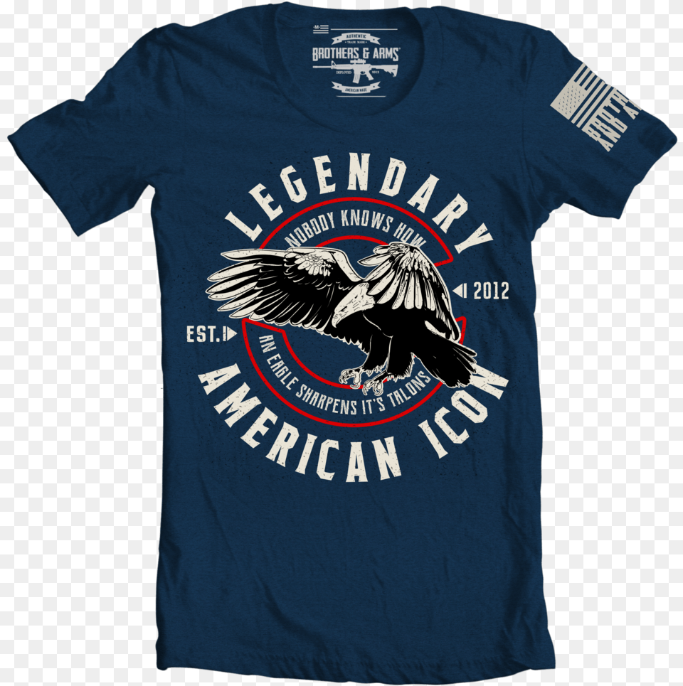 Legendary American Icon Brothers Wyatt Family Run, Clothing, T-shirt, Animal, Bird Free Png