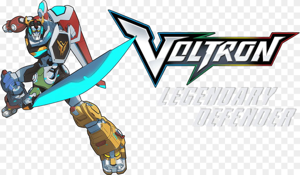 Legendary Defender Image Voltron Legendary Defender Logo Transparent, Book, Comics, Publication Free Png
