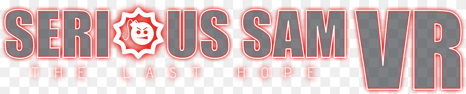 Legendary Developer Croteam And Virtual Publisher Devolver Serious Sam Vr The Last Hope Logo, Light, Text Png