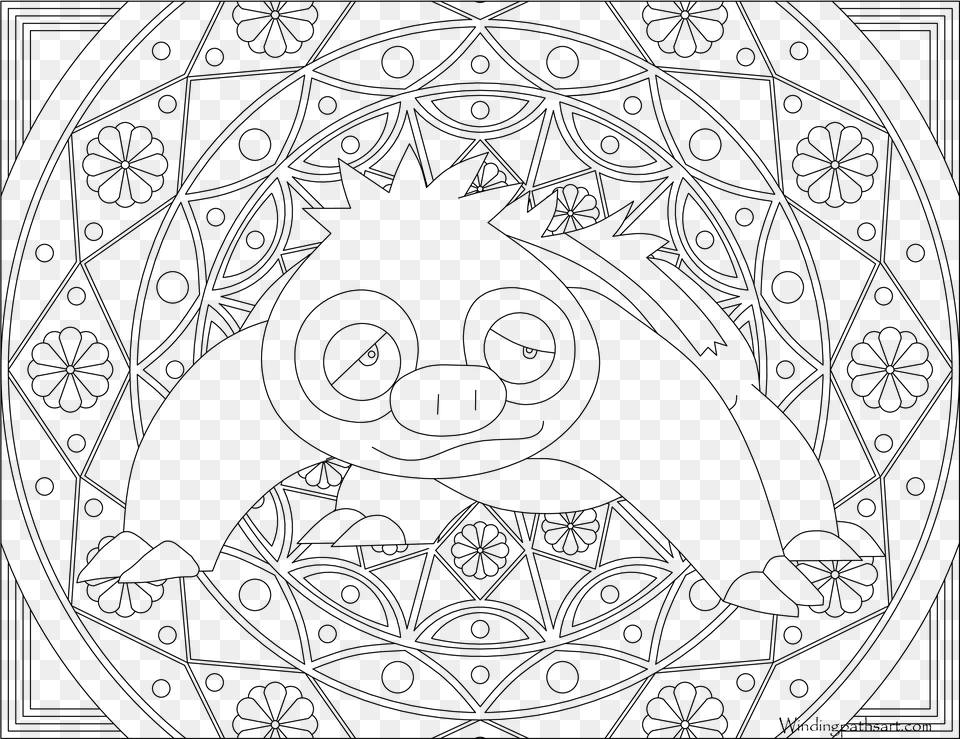 Legendary Pokemon Coloring Pages, Gray Free Png