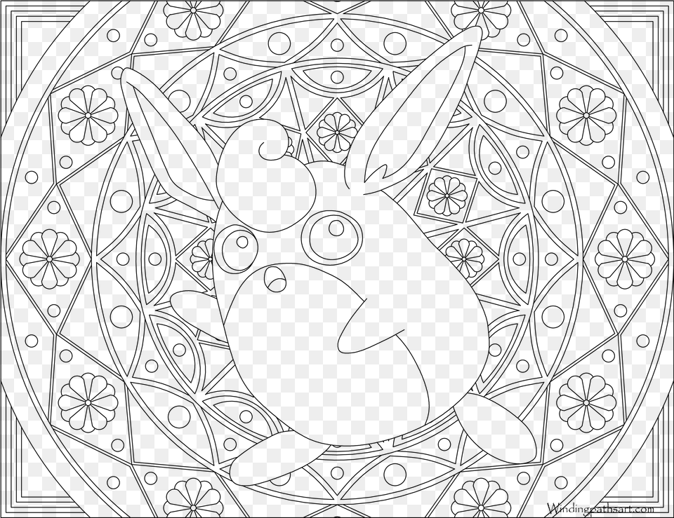 Legendary Pokemon Coloring Pages, Gray Free Png Download