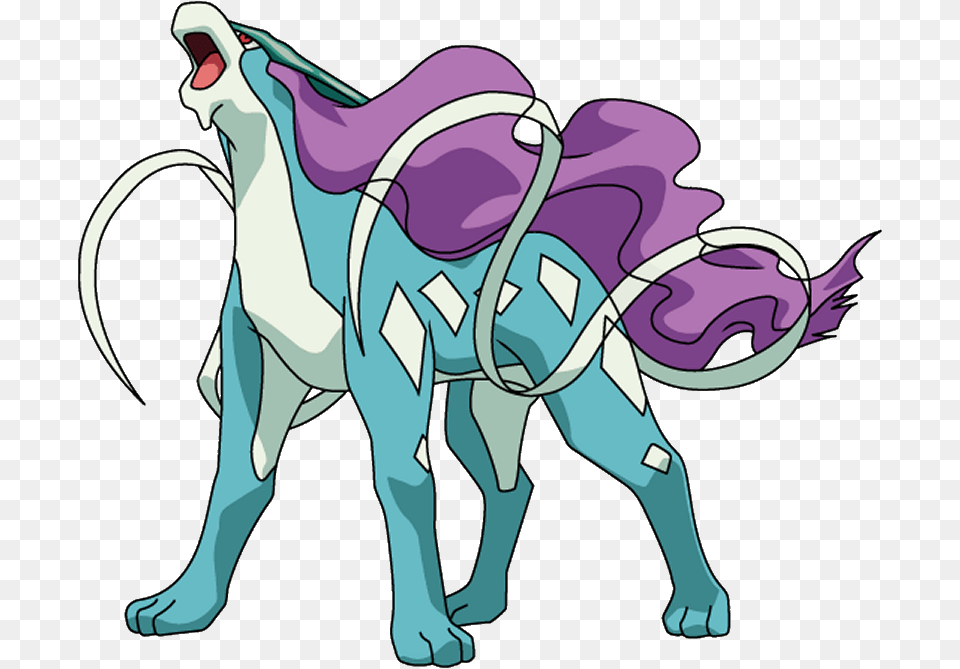 Legendary Water Pokemon Suicune Pokemon Suicune, Purple, Art, Baby, Person Png Image