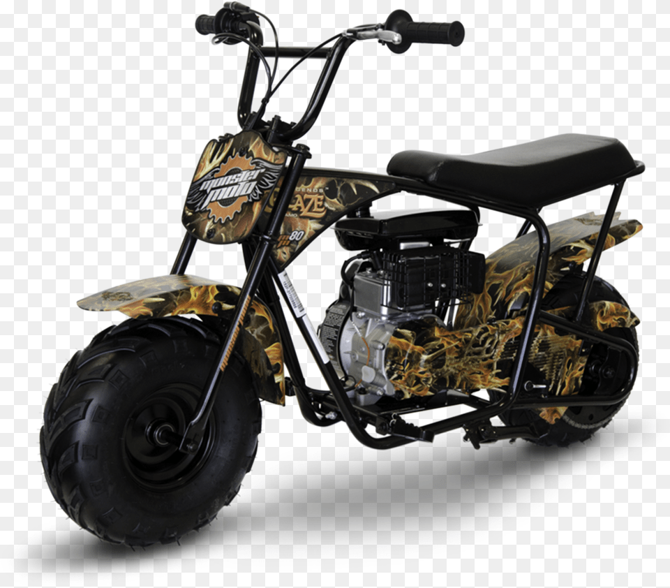 Legends Blaze 80cc Gas Mini Bike Monster Moto Mini Bike, Machine, Wheel, Spoke, Motorcycle Free Png Download