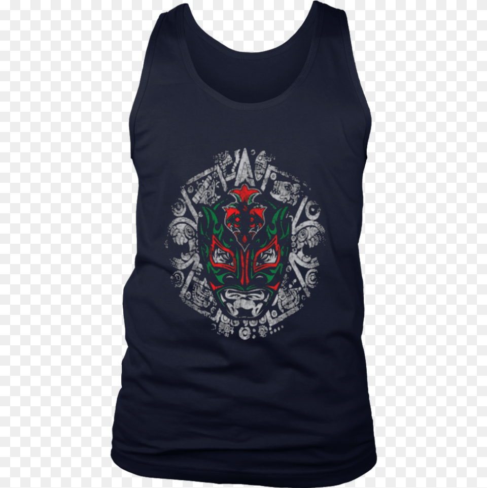 Legends Of Lucha Libre Rey Fenix Aztec Calendar T Shirt T Shirt, Clothing, Tank Top, T-shirt Free Transparent Png