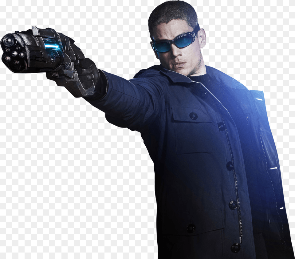 Legends Of Tomorrow Showed Off The Wave Rider39s Space Captain Cold Flash, Accessories, Sunglasses, Clothing, Coat Free Png