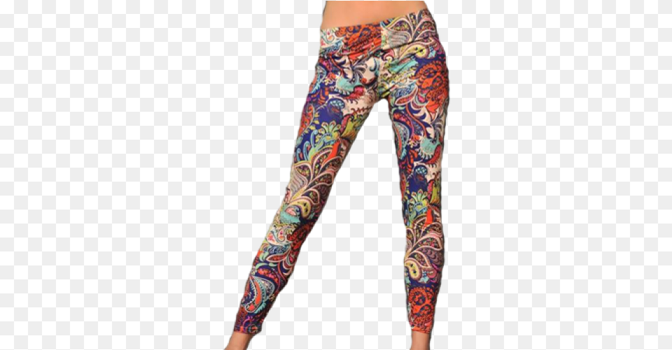 Legging Paisley, Person, Skin, Tattoo Free Png