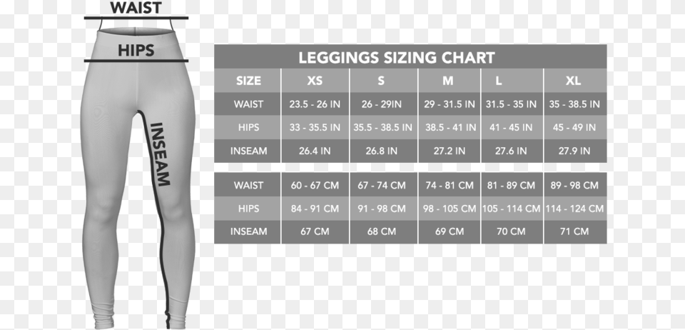 Leggings, Chart, Measurements, Plot Free Transparent Png