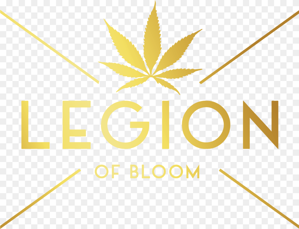 Legion Of Bloom Logo Cannabis Leaf, Plant, Weed Png