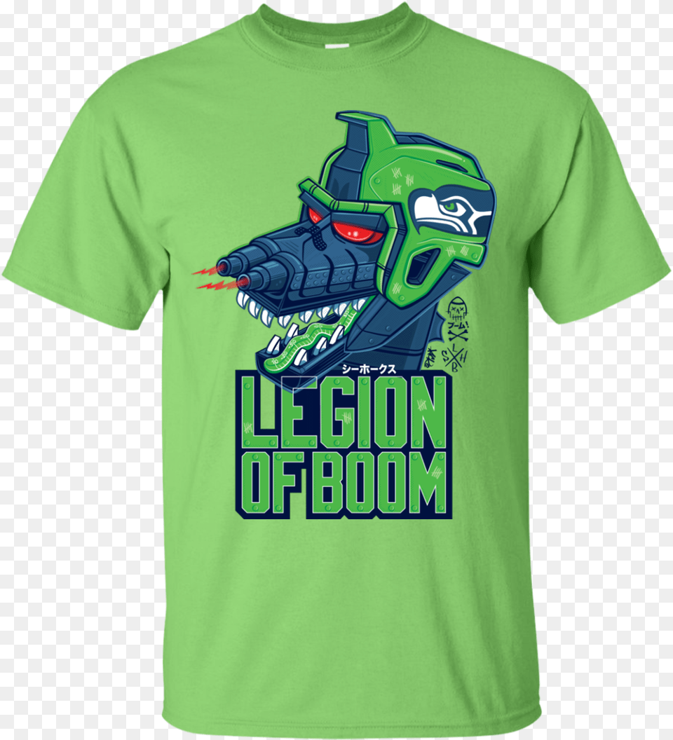 Legion Of Boom Mecha Godzilla Scream Download Active Shirt, Baseball, Baseball Glove, Clothing, Glove Png