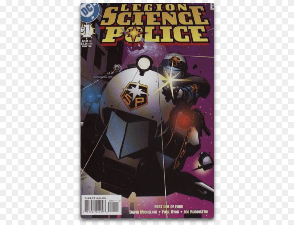 Legion Of Science Police Legion Of Superheroes Science Police, Book, Comics, Publication, Adult Png Image