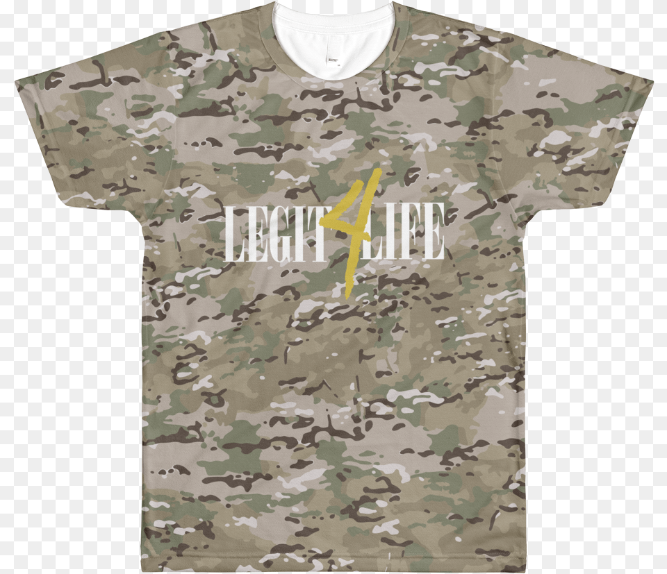 Legit 4 Life Camo T Shirt Active Shirt, Military, Military Uniform, Camouflage, Clothing Png Image
