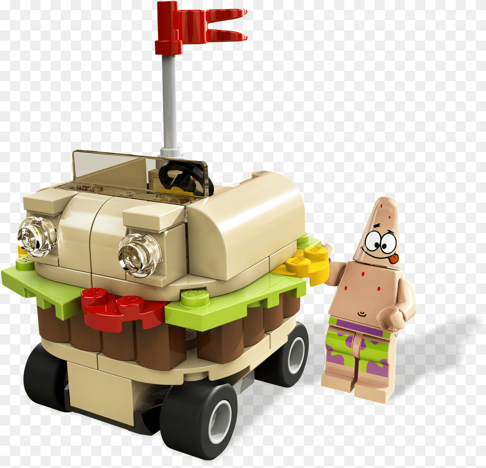 Lego 3833 Spongebob Squarepants Krusty Krab Mr Adventures Lego Spongebob Patty Wagon, Bottle, Lotion, Cosmetics, Perfume Free Png Download