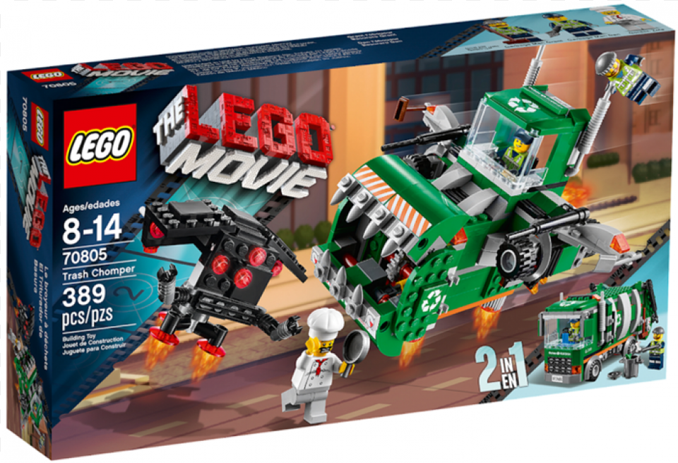 Lego The Movie Trash Chomper Set Free Png