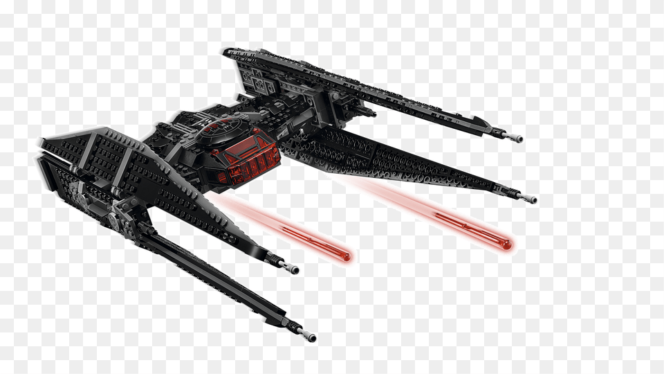 Lego Star Wars Kylo Ren S Tie Fighter Kylo Ren Lego Tie Fighter, Aircraft, Spaceship, Transportation, Vehicle Free Transparent Png