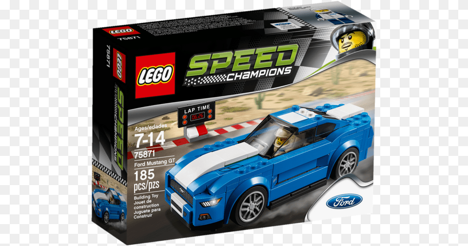 Lego Speed Champions Ford Mustang Gt, Car, Vehicle, Coupe, Transportation Free Png Download