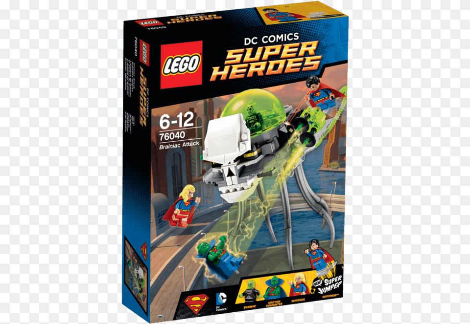 Lego Brainiac Attack Box Lego Brainiac Attack, Person, Boy, Child, Male Free Transparent Png