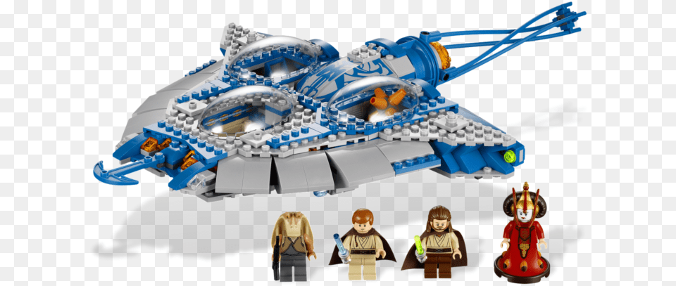 Lego 9499 Gungan Sub Queen Amidala Jar Binks Qui Lego Star Wars 9499, Baby, Person, Toy, Aircraft Free Png Download