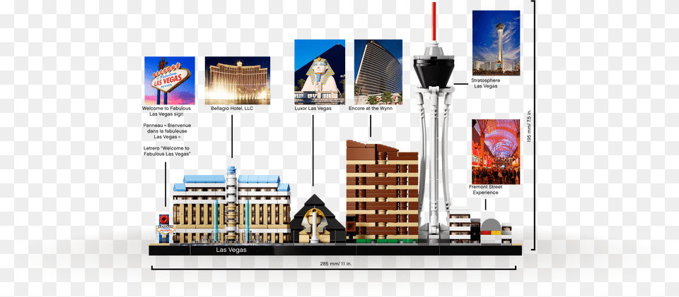 Lego Architecture Las Vegas, City, Metropolis, Urban, Building Png
