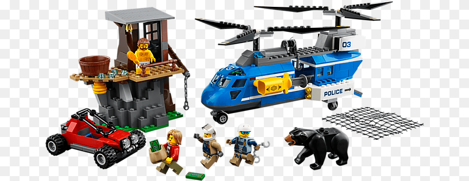 Lego Aresztowanie W Grach, Aircraft, Helicopter, Transportation, Vehicle Free Png