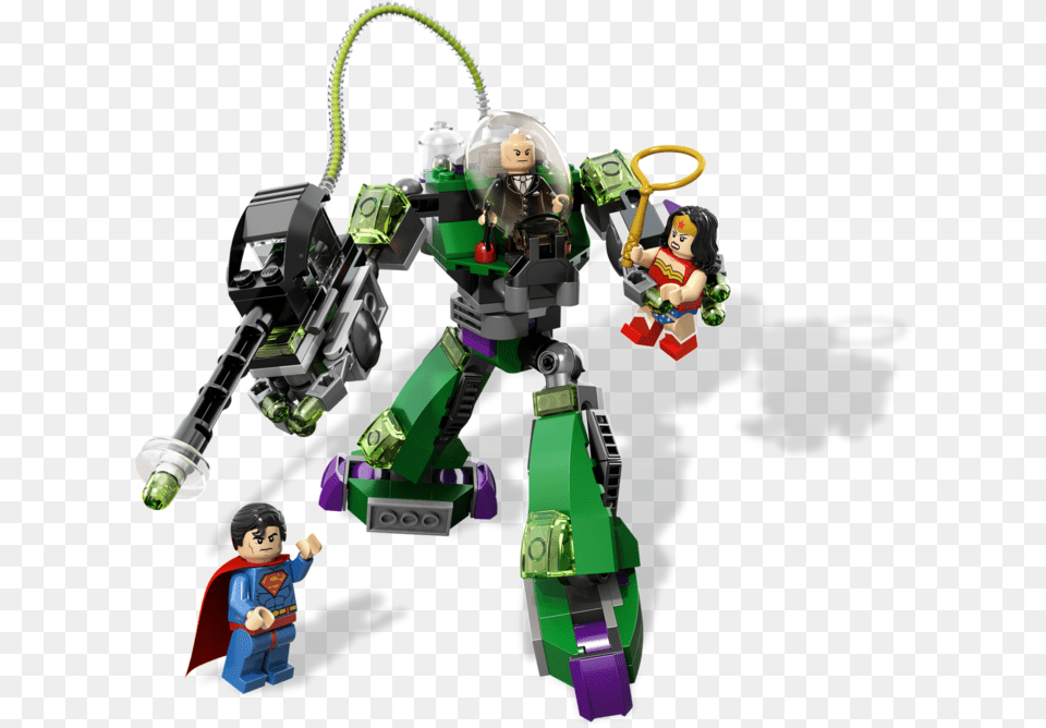 Lego Batman Lex Luthor Set, Toy, Robot, Baby, Person Png Image