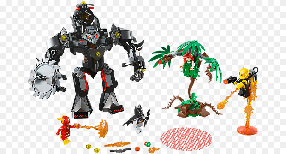 Lego Batman Mech Vs Poison Ivy, Person, Baby, Robot, Adult Free Png Download