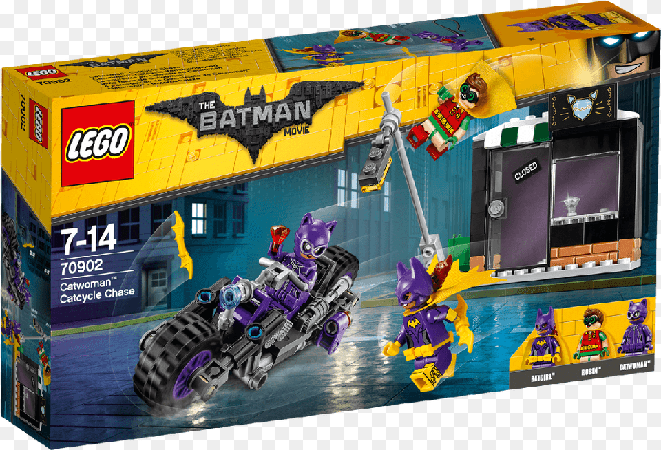 Lego Batman Movie Catwoman Catcycle Chase Lego Batman Movie The Scuttler, Machine, Wheel, Person, Toy Free Transparent Png